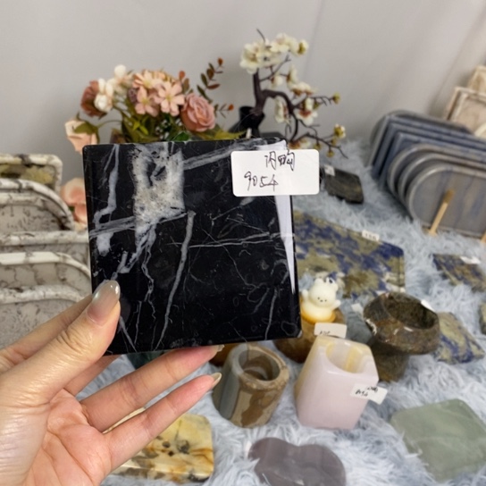 石材天然大理石托盘9054