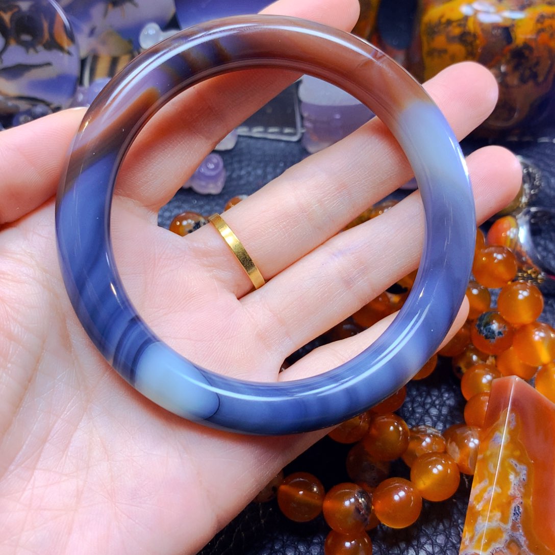 玛瑙/玉髓镯子3未镶嵌用***洋