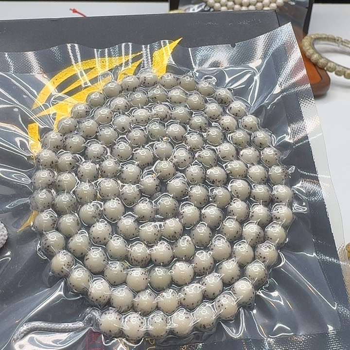 星月菩提吊坠109一物一图糯冰针尖星河豚7左右圆108