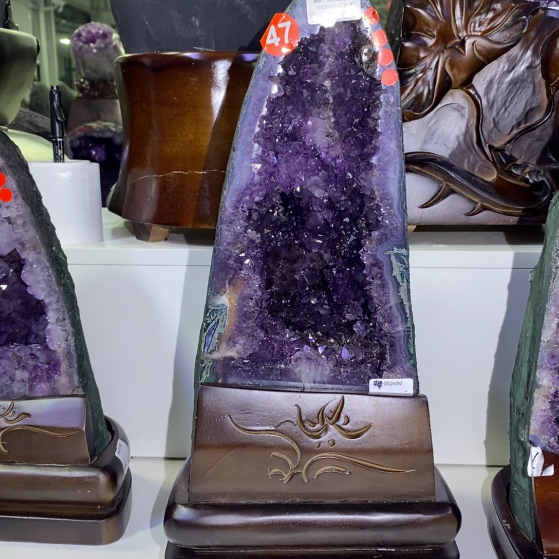 大型摆件（非配饰）紫晶银S925镶嵌