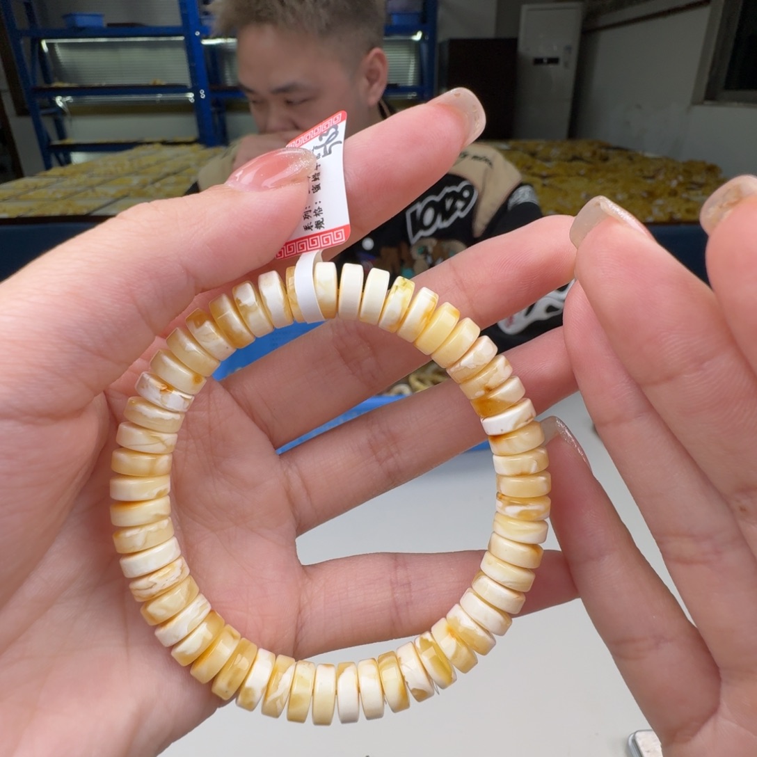 琥珀未镶嵌手链蜜蜡手串