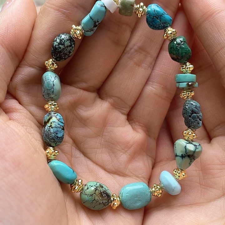 未镶嵌绿松石珠宝奇石