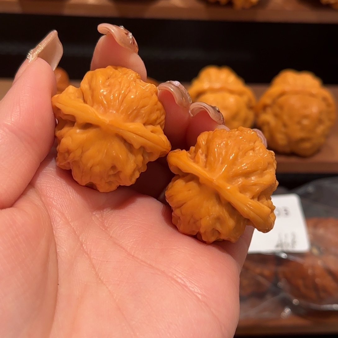 桃核吊坠野狼35 精品1175