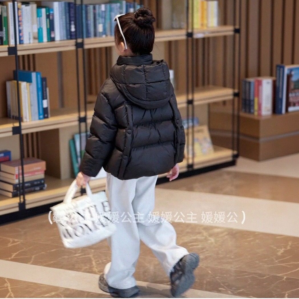 媛媛公主2025冬季羽绒服女童外套秋冬款加厚三防衣服15415R097