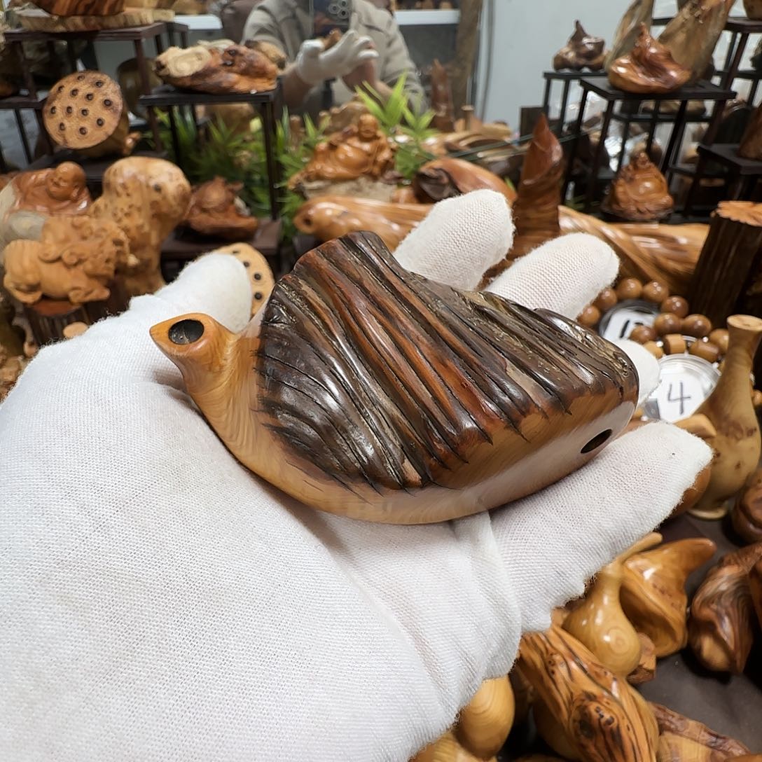 若***士柏木（崖柏）太行崖柏陈化原皮把把壶