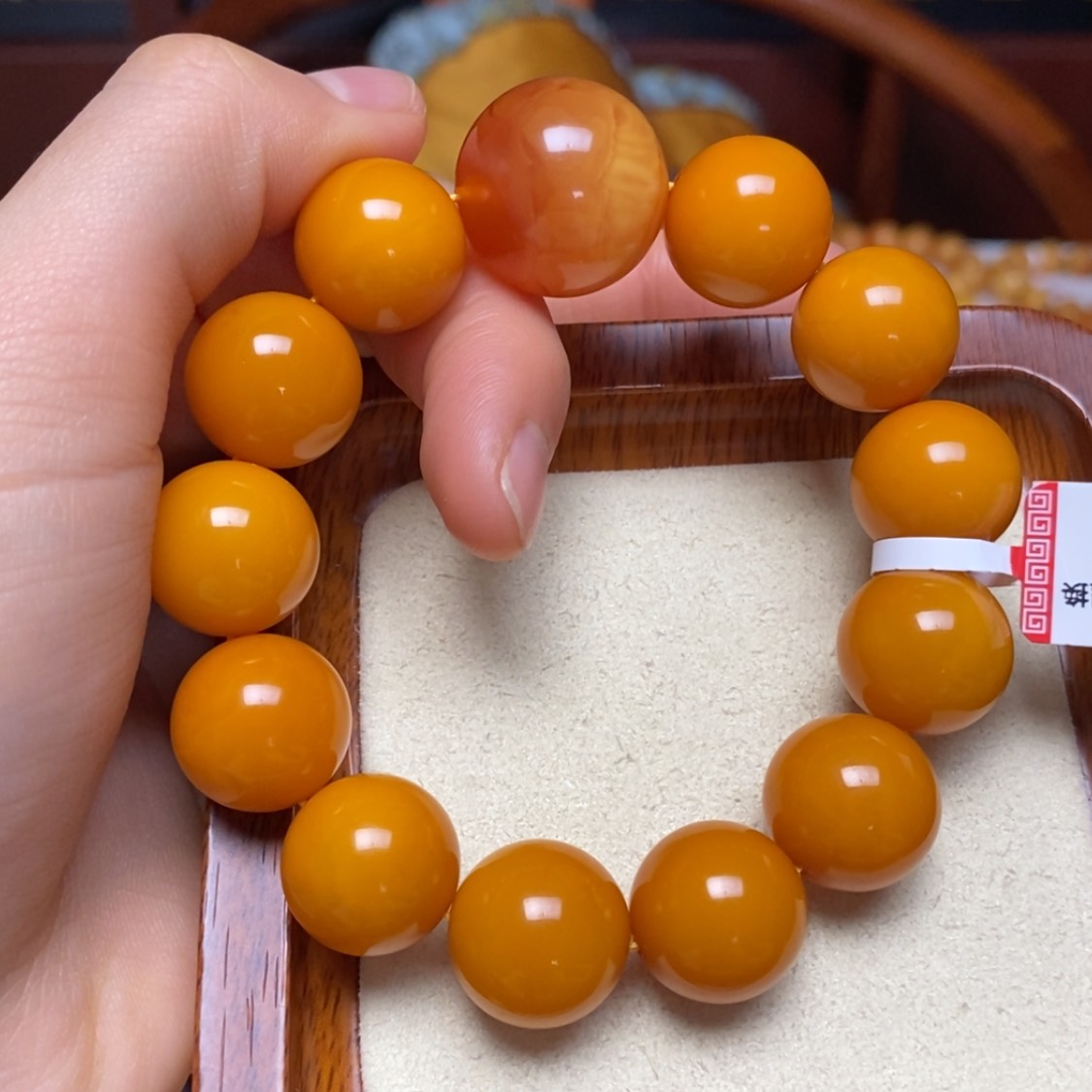 【闪购商品】蜜蜡手链未镶嵌手串