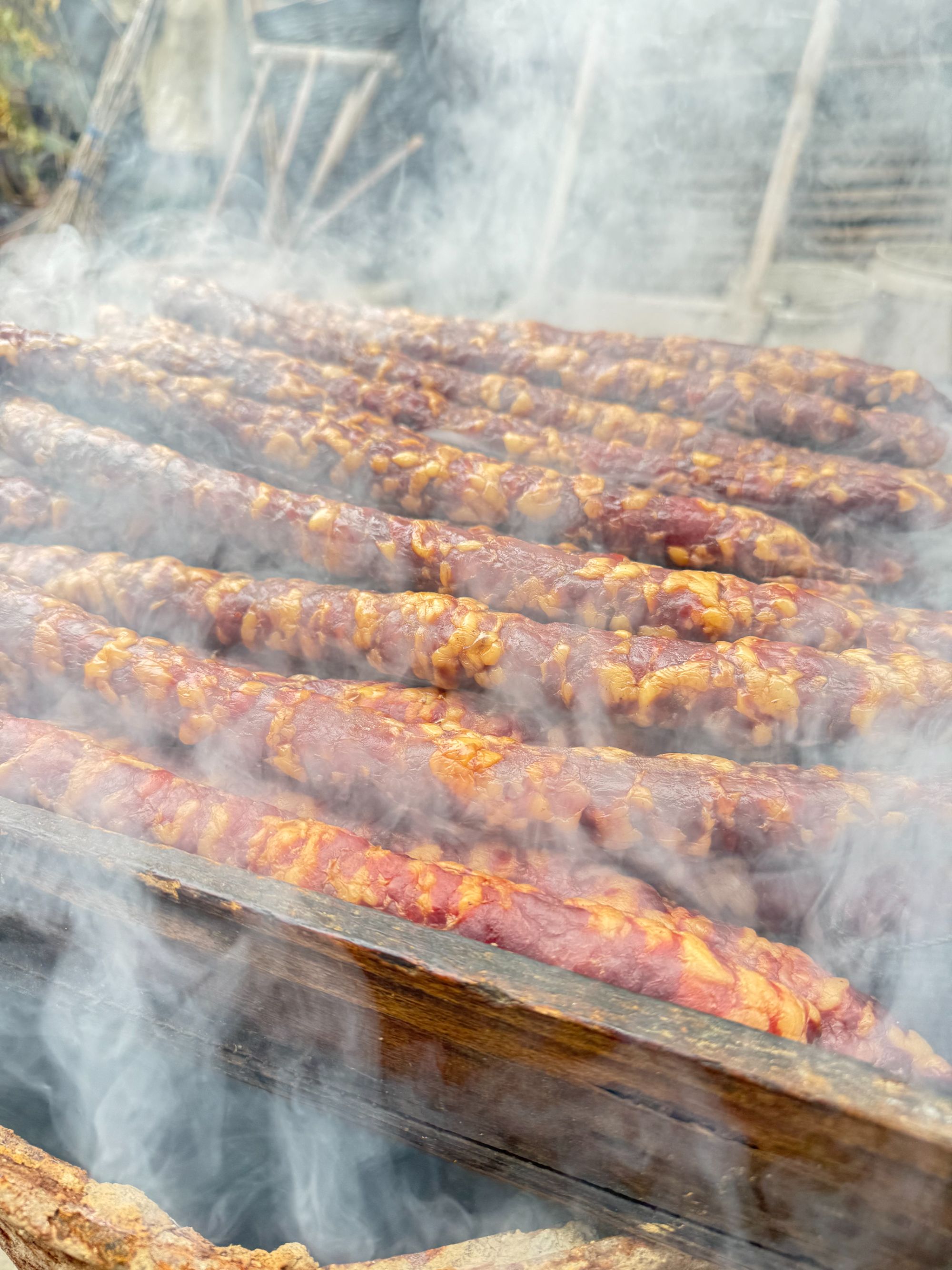【湘水】2湖南农家 柴火烟熏  原味香肠/香辣香肠