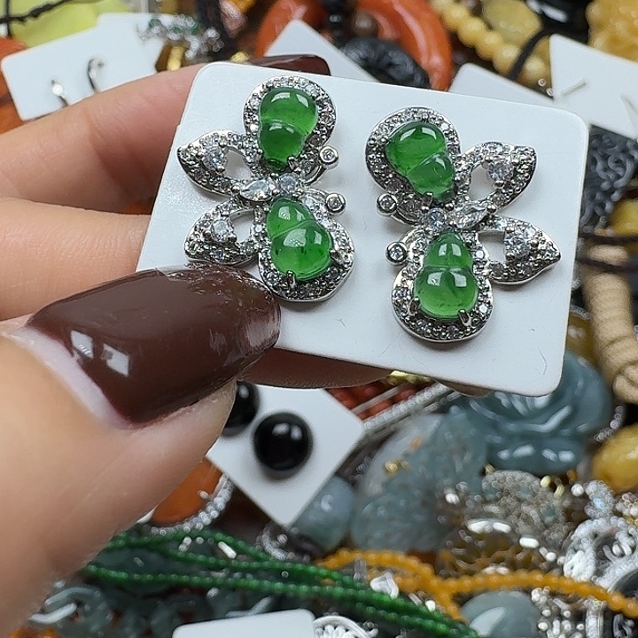 翡翠未镶嵌项链翡翠