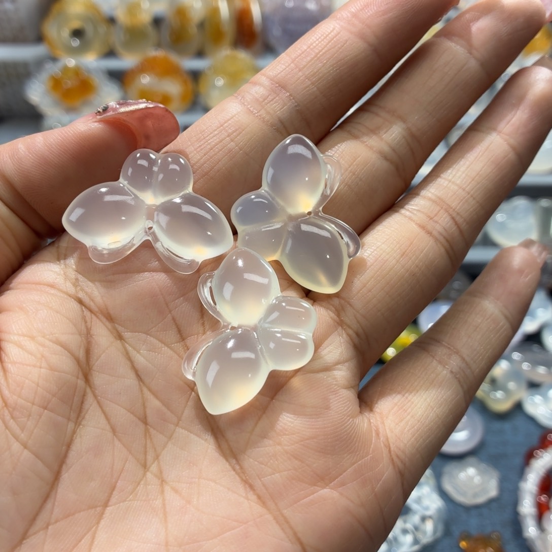 玛瑙/玉髓未镶嵌吊坠(不含链)