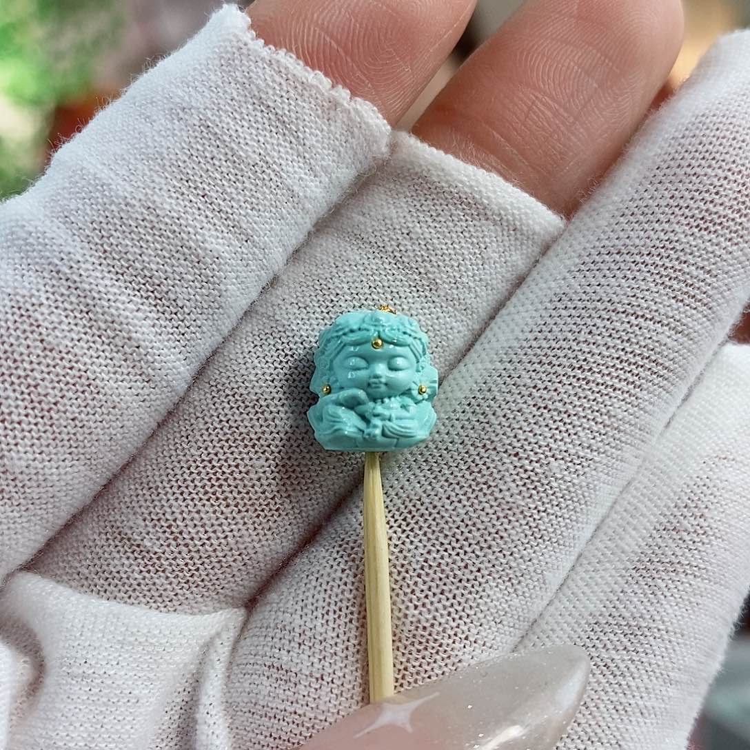 绿松石珠宝奇石未镶嵌