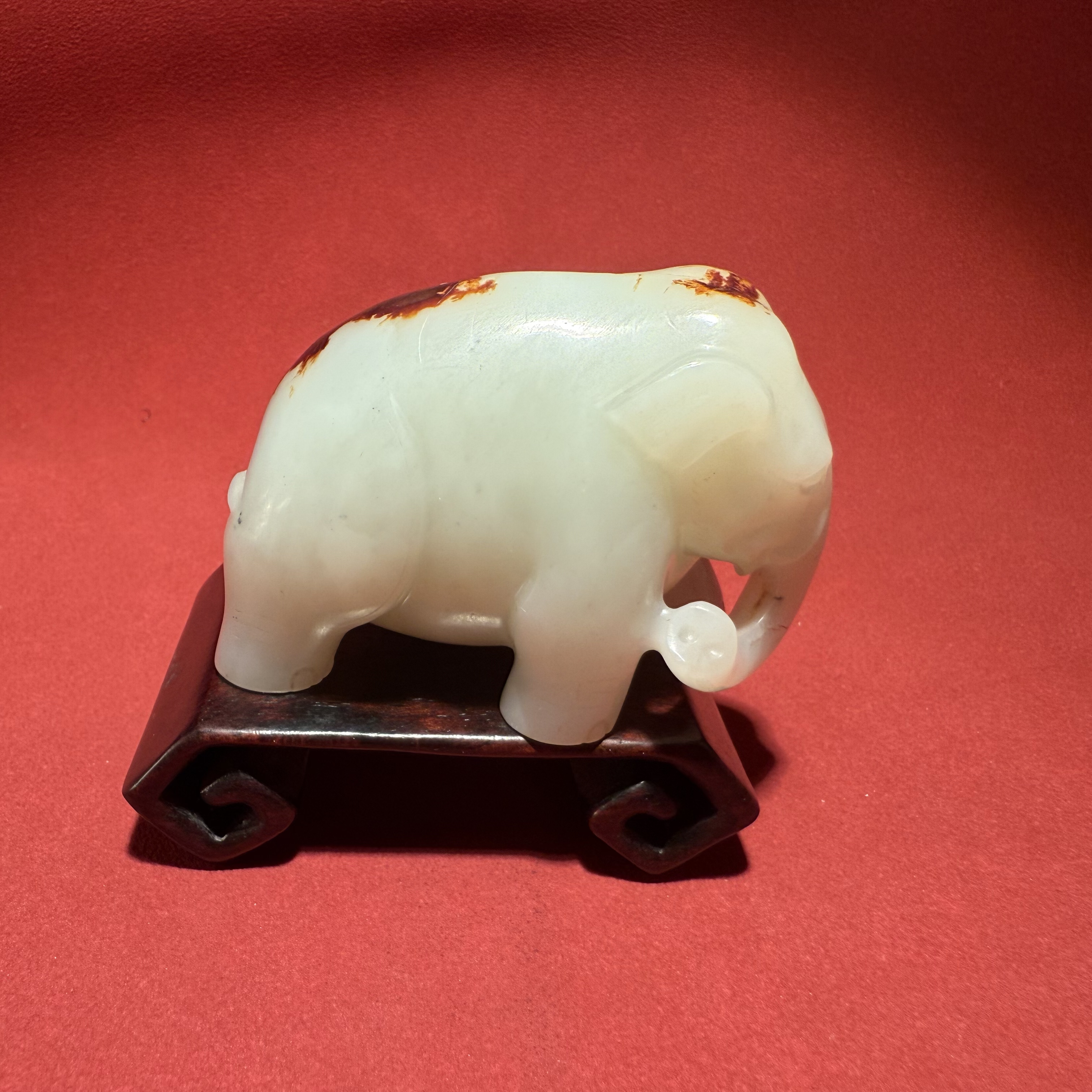 明立雕玉象-HBG13262