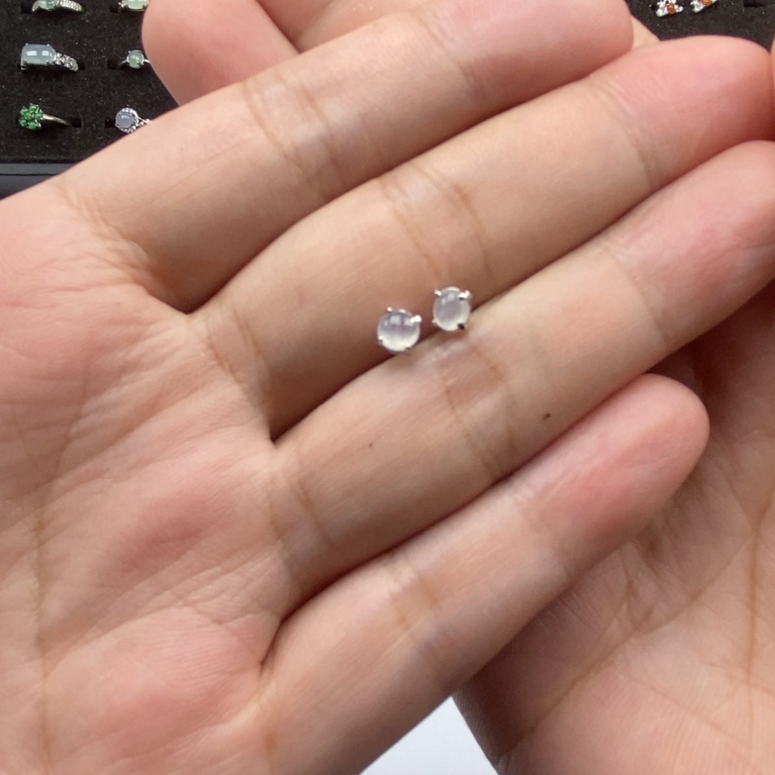 翡翠银S925镶嵌颈饰