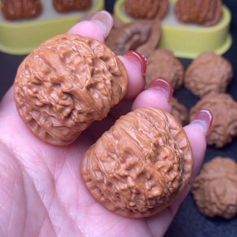 【闪购商品】文玩核桃把件899号白狮子41