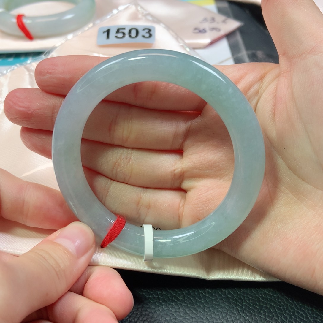 未镶嵌手镯翡翠1503号