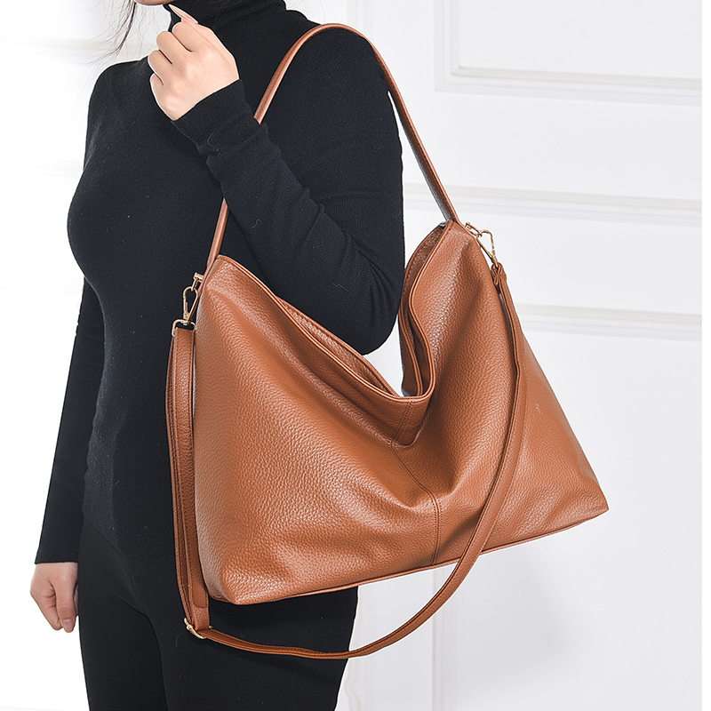 大容量简约水桶包包女2025新款时尚休闲单肩包上班通勤外出斜挎包