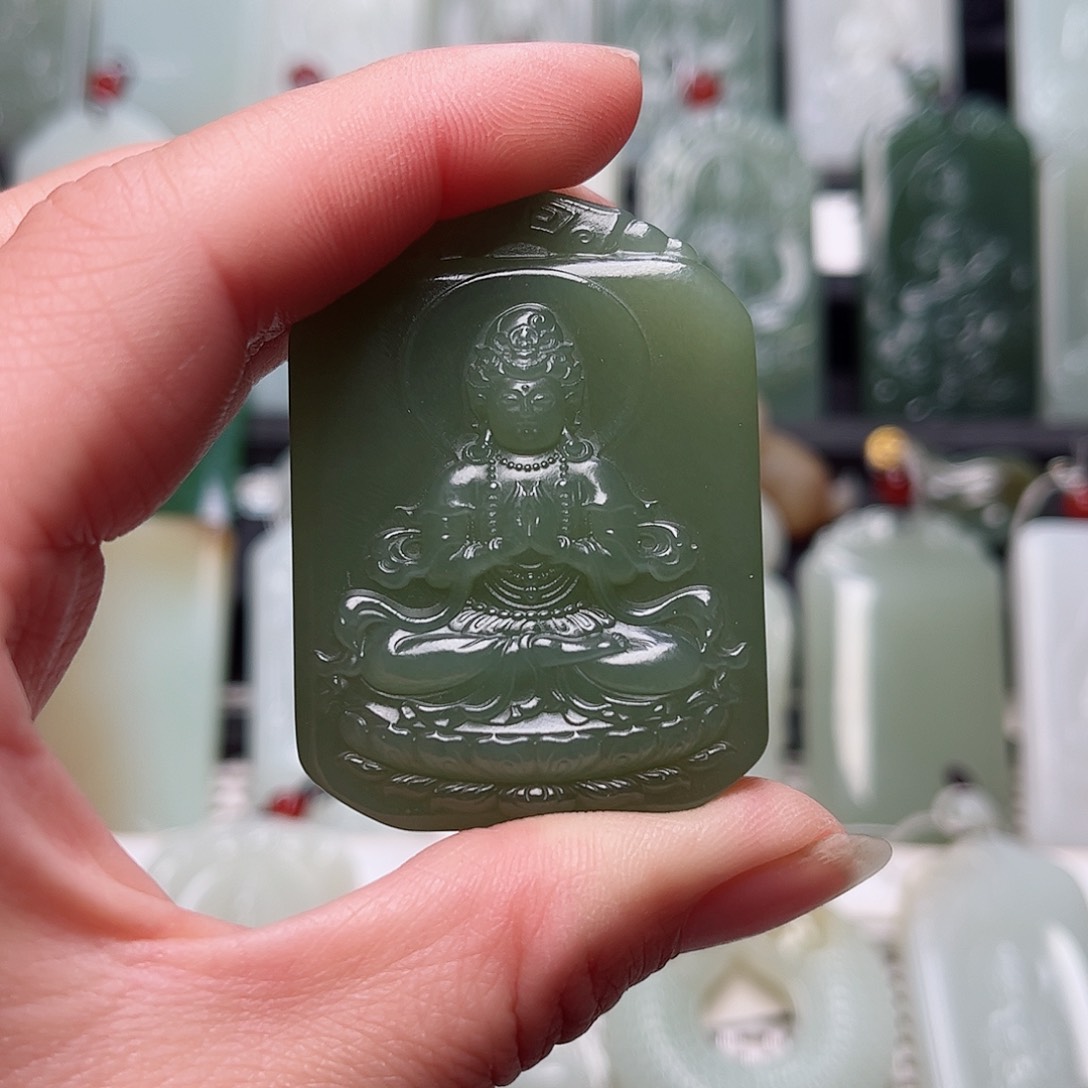 和田玉挂件未镶嵌