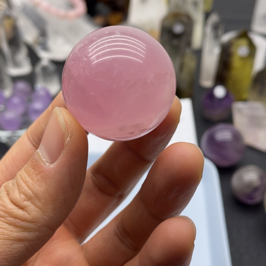 水晶33未镶嵌粉水晶