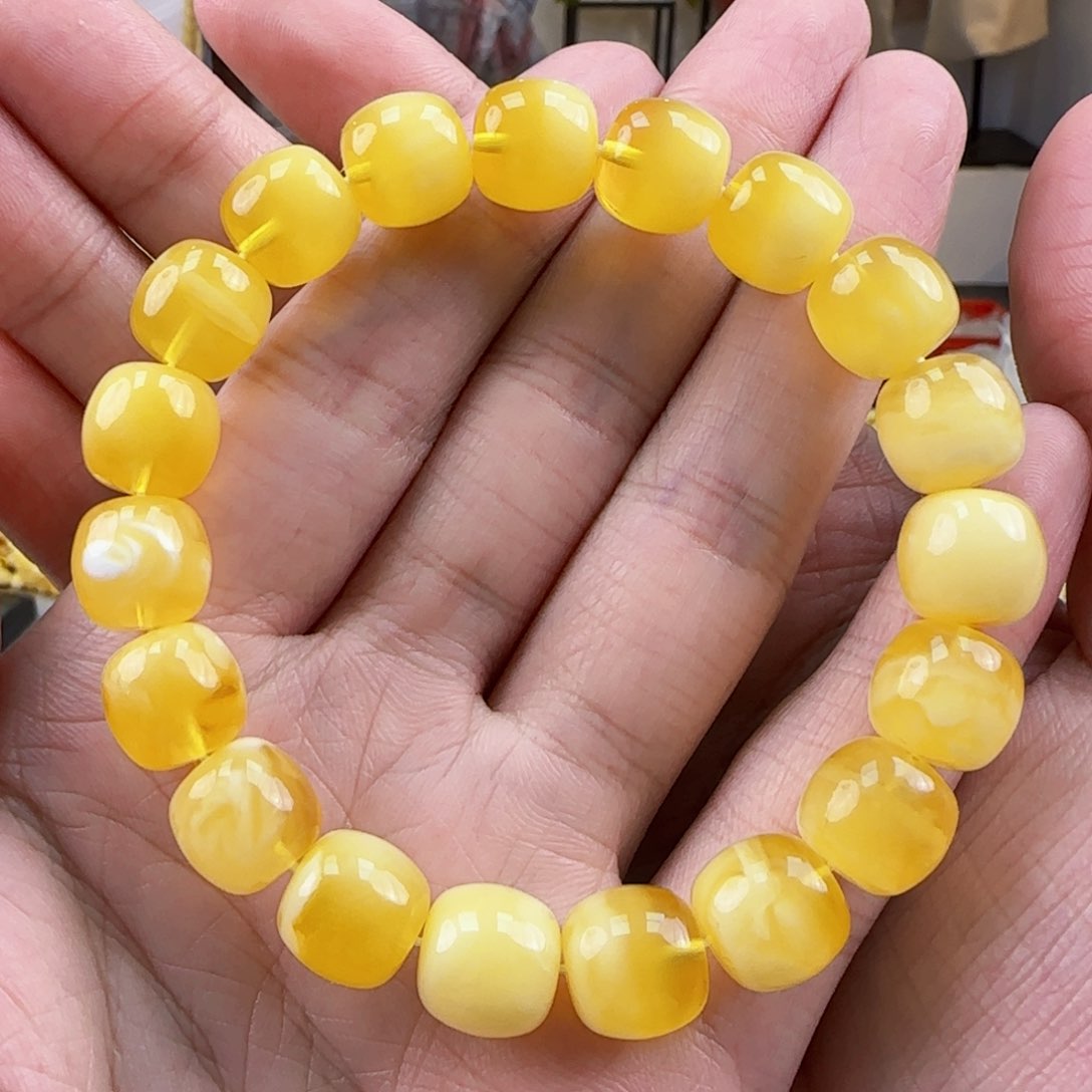 琥珀裸石未镶嵌蜜蜡