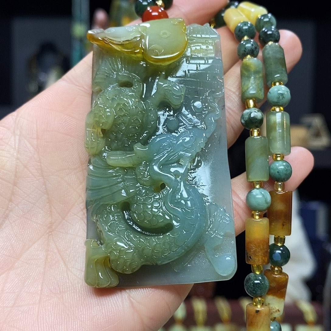 岫玉挂件吊坠未镶嵌