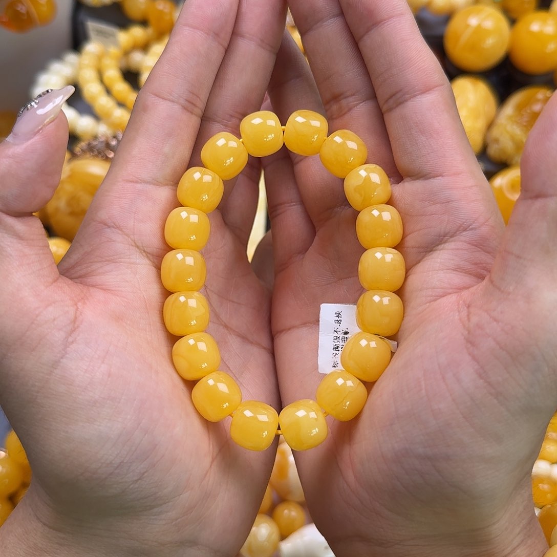 未镶嵌琥珀珠宝奇石同料13mm