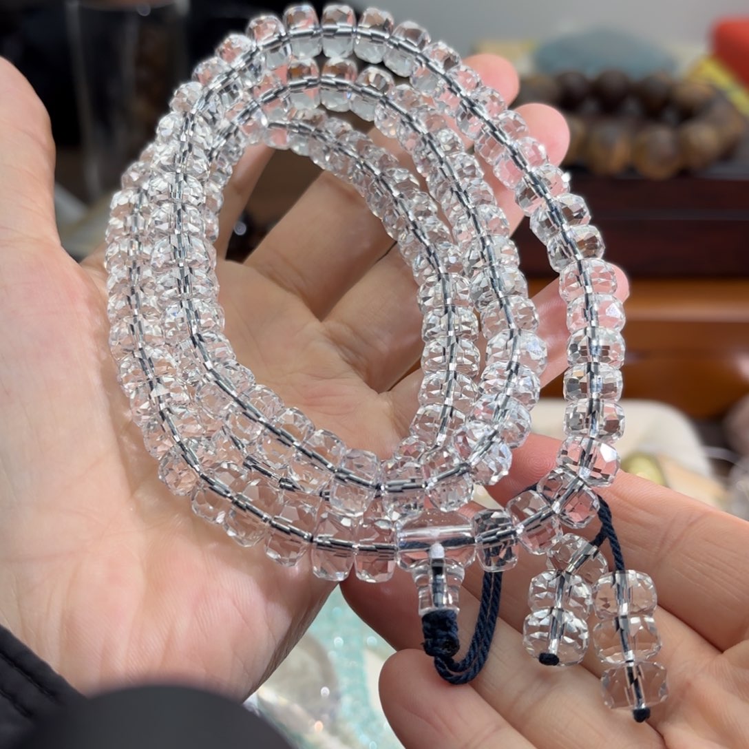 未镶嵌手链水晶手串108