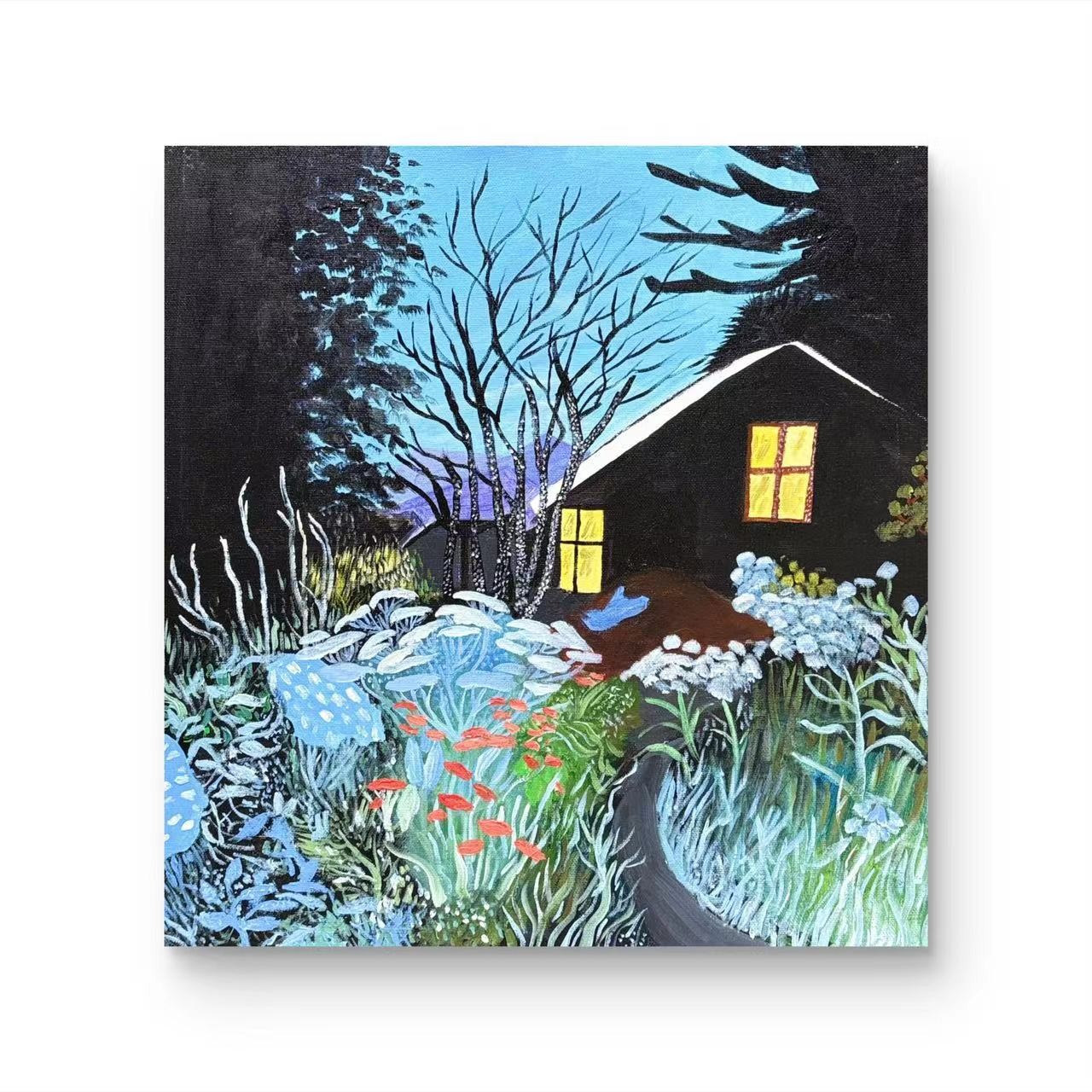 【 星草屋 】孤品 “50*50” No.234 纯手绘挂画