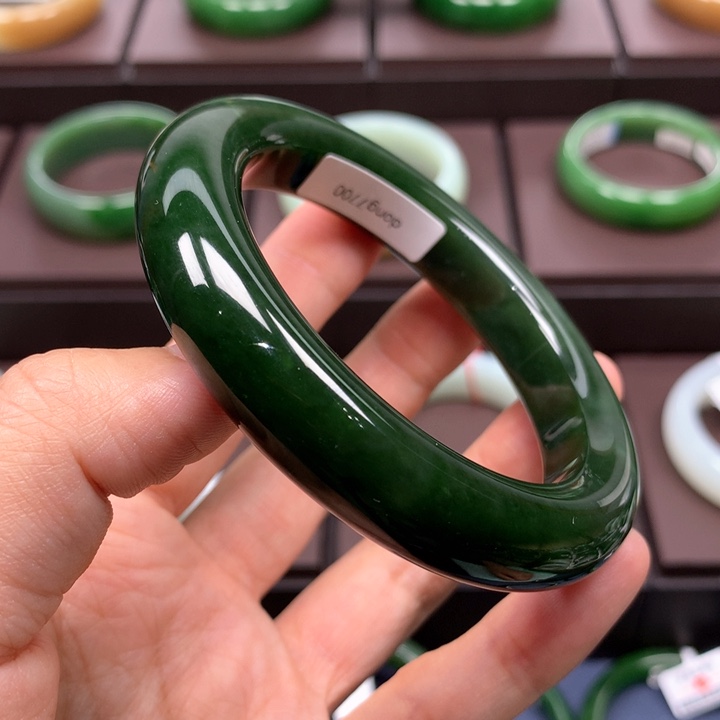 未镶嵌手镯和田玉（碧玉）提**神5859