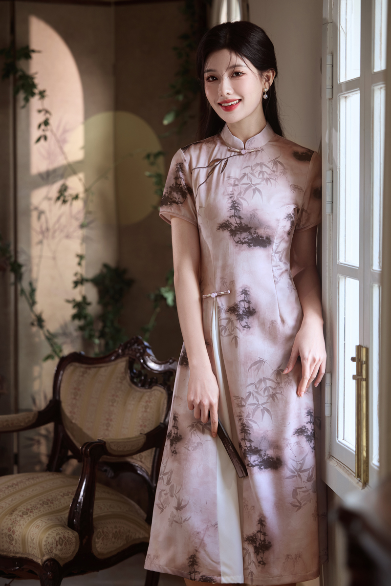 【小雅】复古风改良旗袍（下单备注主播给的编号，不备注默认发丝袜）