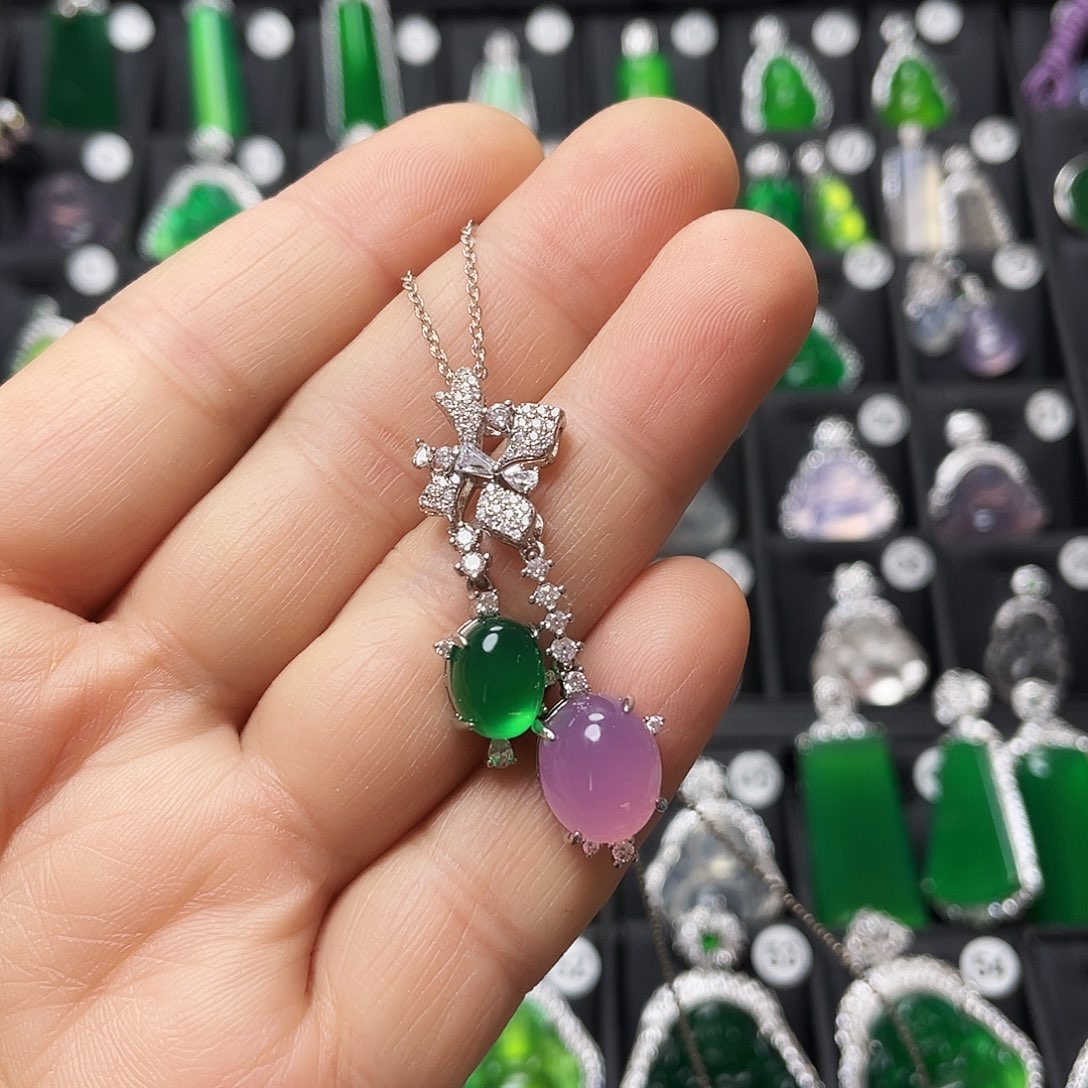 玛瑙/玉髓合金颈饰