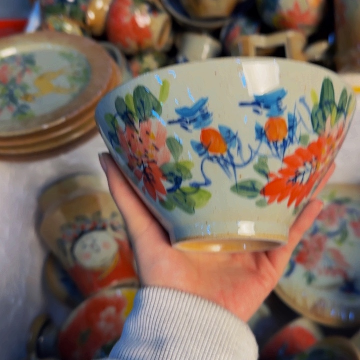 瓷片景德镇陶瓷手工手绘