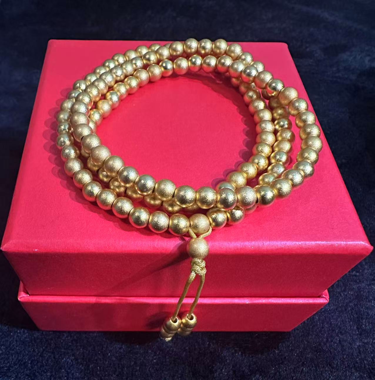 神秘人甄选 999-5mm圆珠项链A06