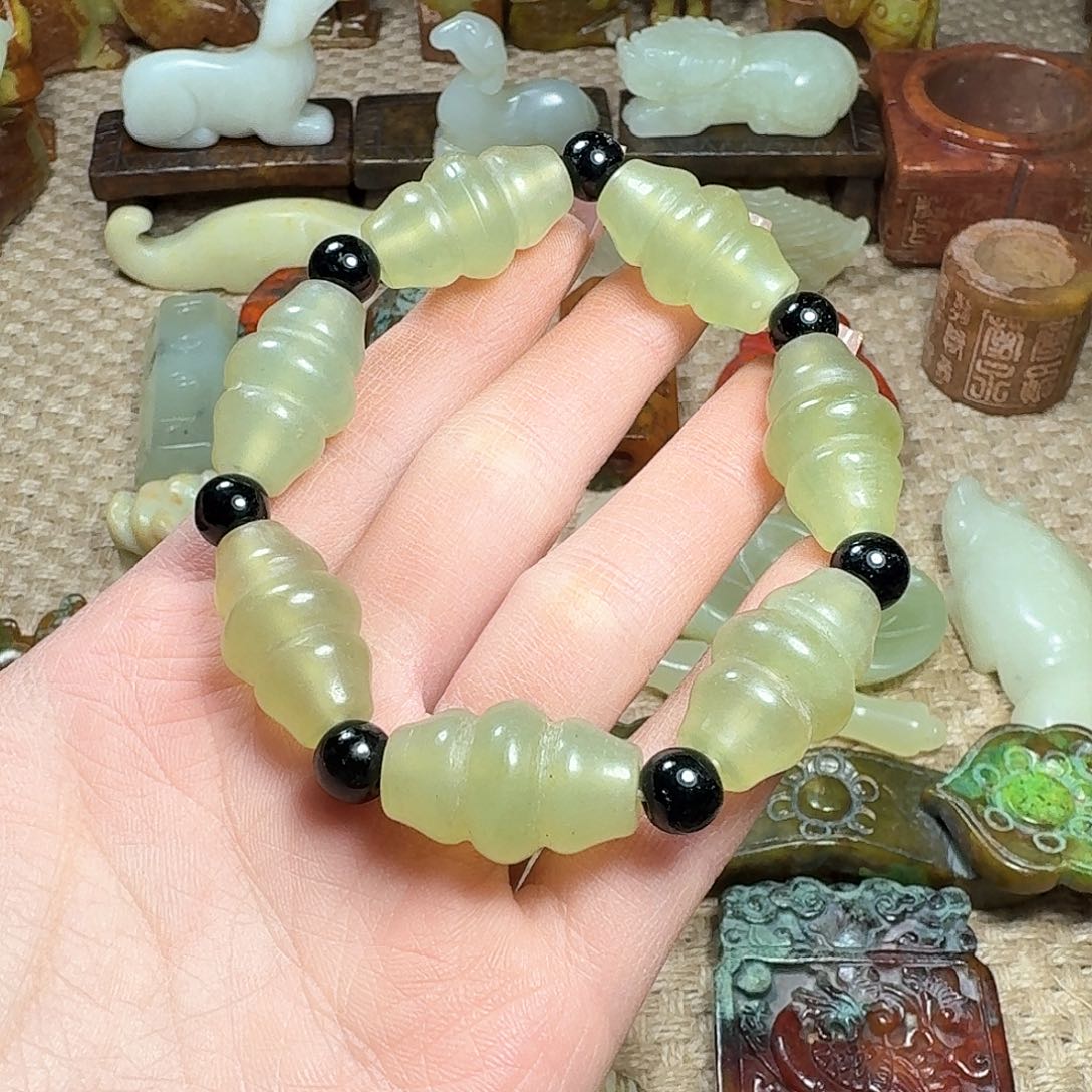 白玉菩提吊坠挂件