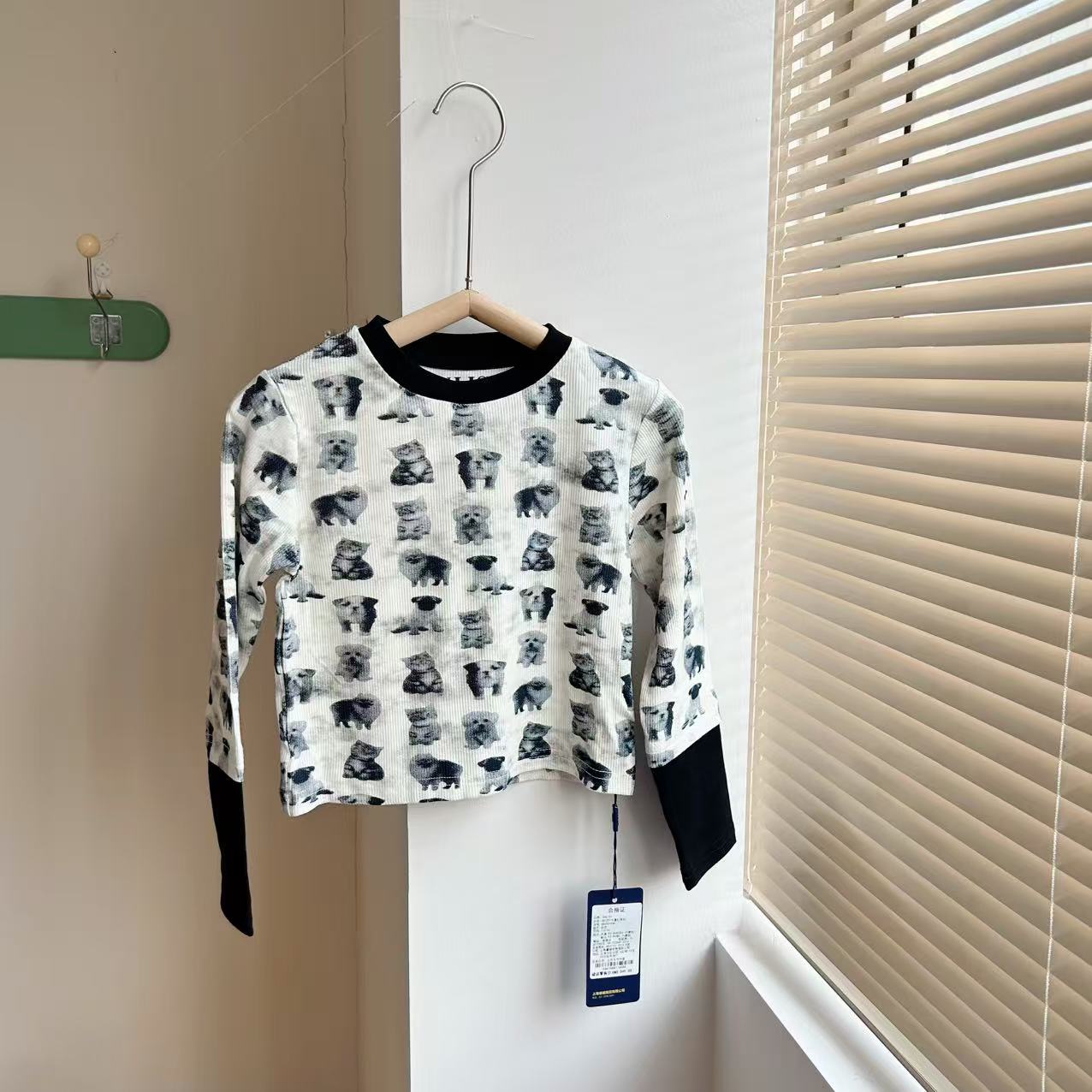 G204 女童 女宝宝 秋季 长袖T恤 辣妹T 打底衫 修身 上衣 中大童