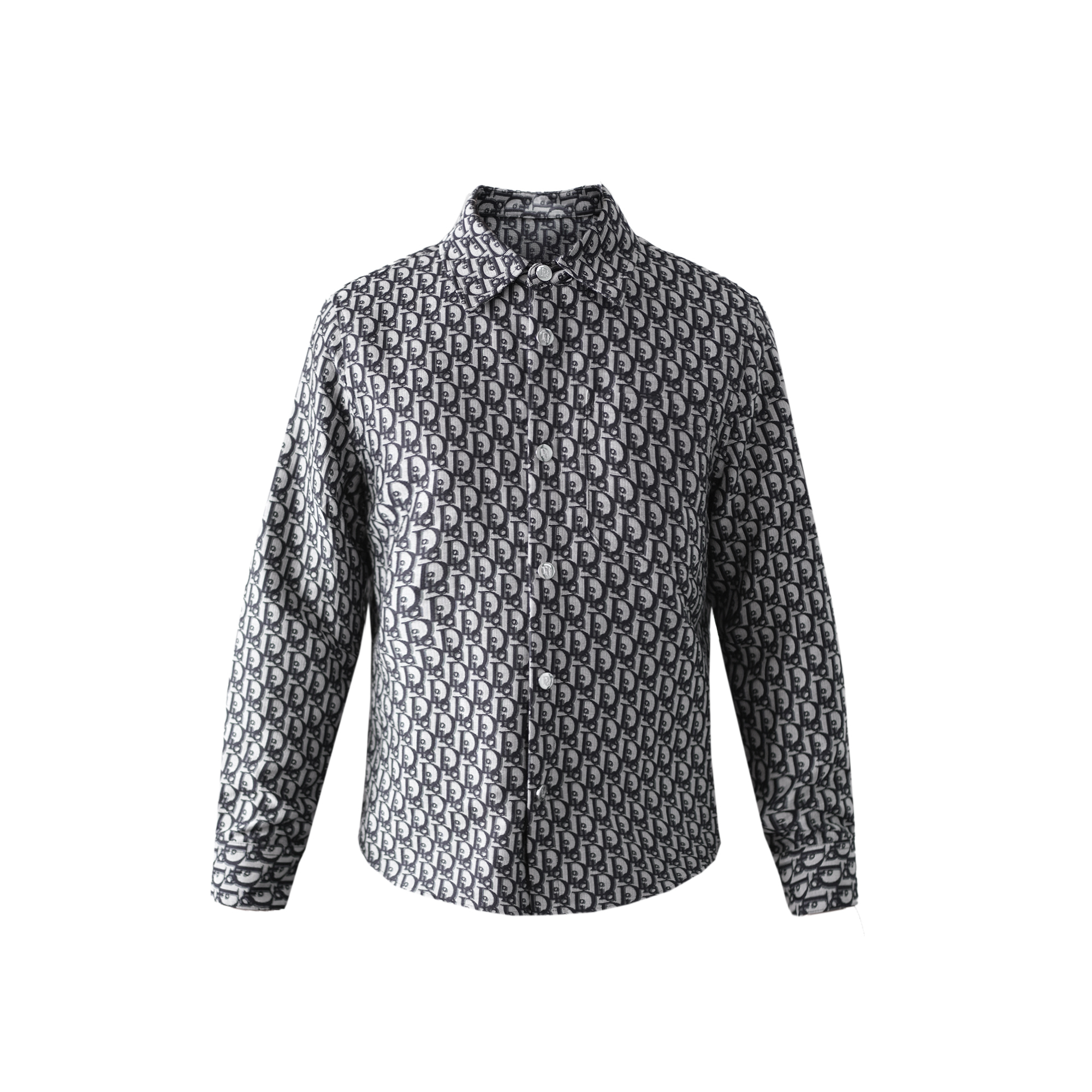 DIORA HEALY/迪奥海莉早秋新款双色提花长袖衬衫外套3318361345