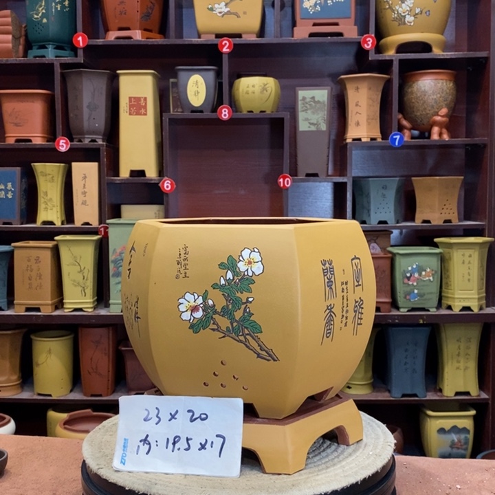 紫砂花盆紫砂花盆