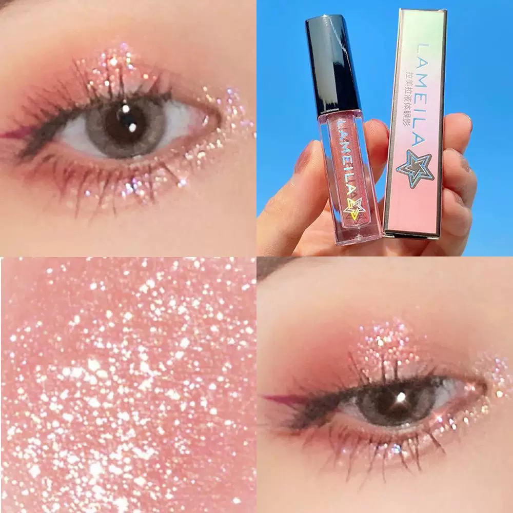 液体眼影高光液防水珠光闪粉亮片提亮卧蚕舞台人鱼泪眼妆单色提亮