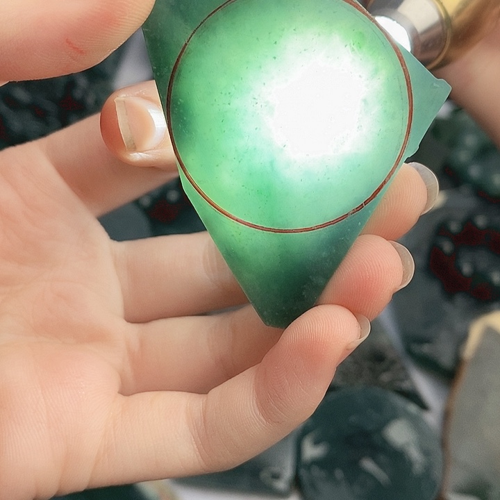 翡翠散珠纯天然危地马拉产口翡翠