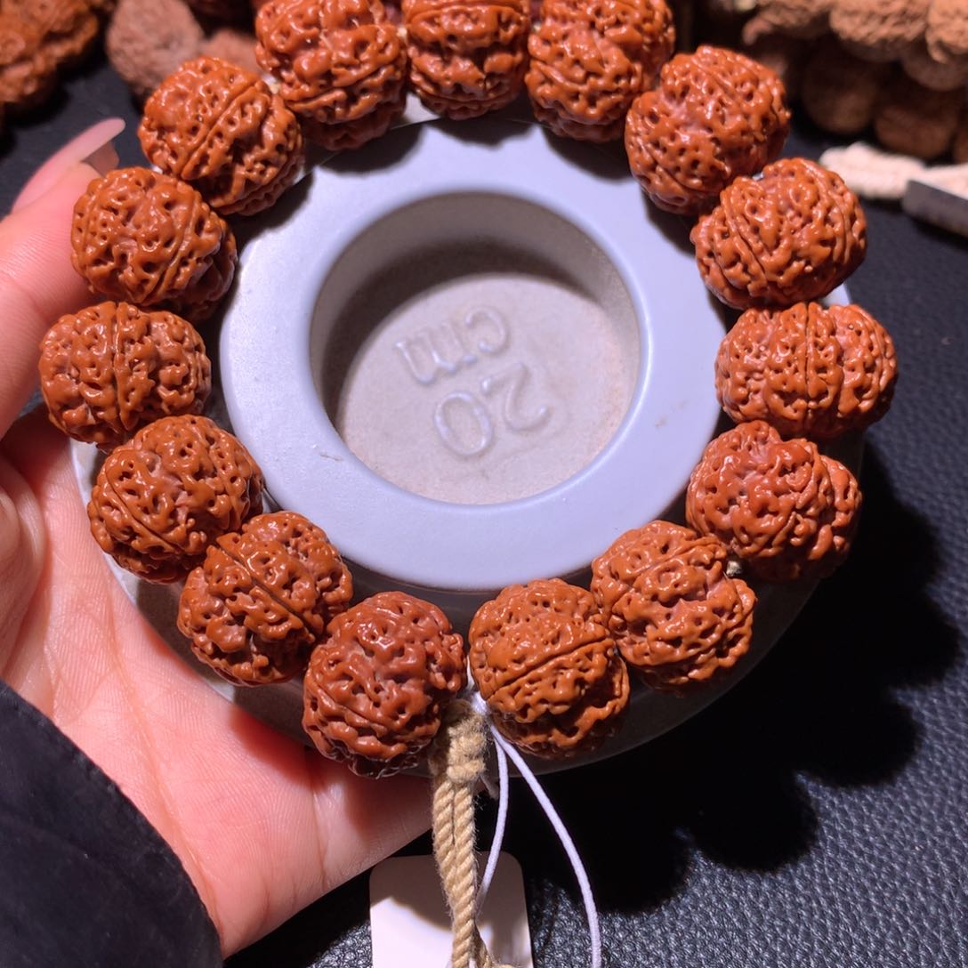金刚菩提手串21+深钩梅花梁