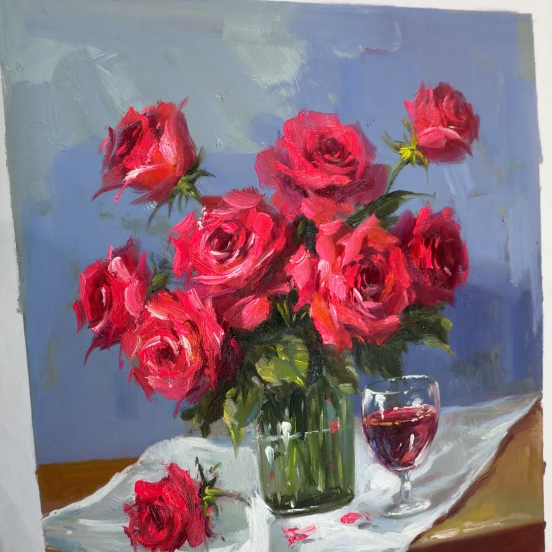 油画加油加油加油努力加油努力加油