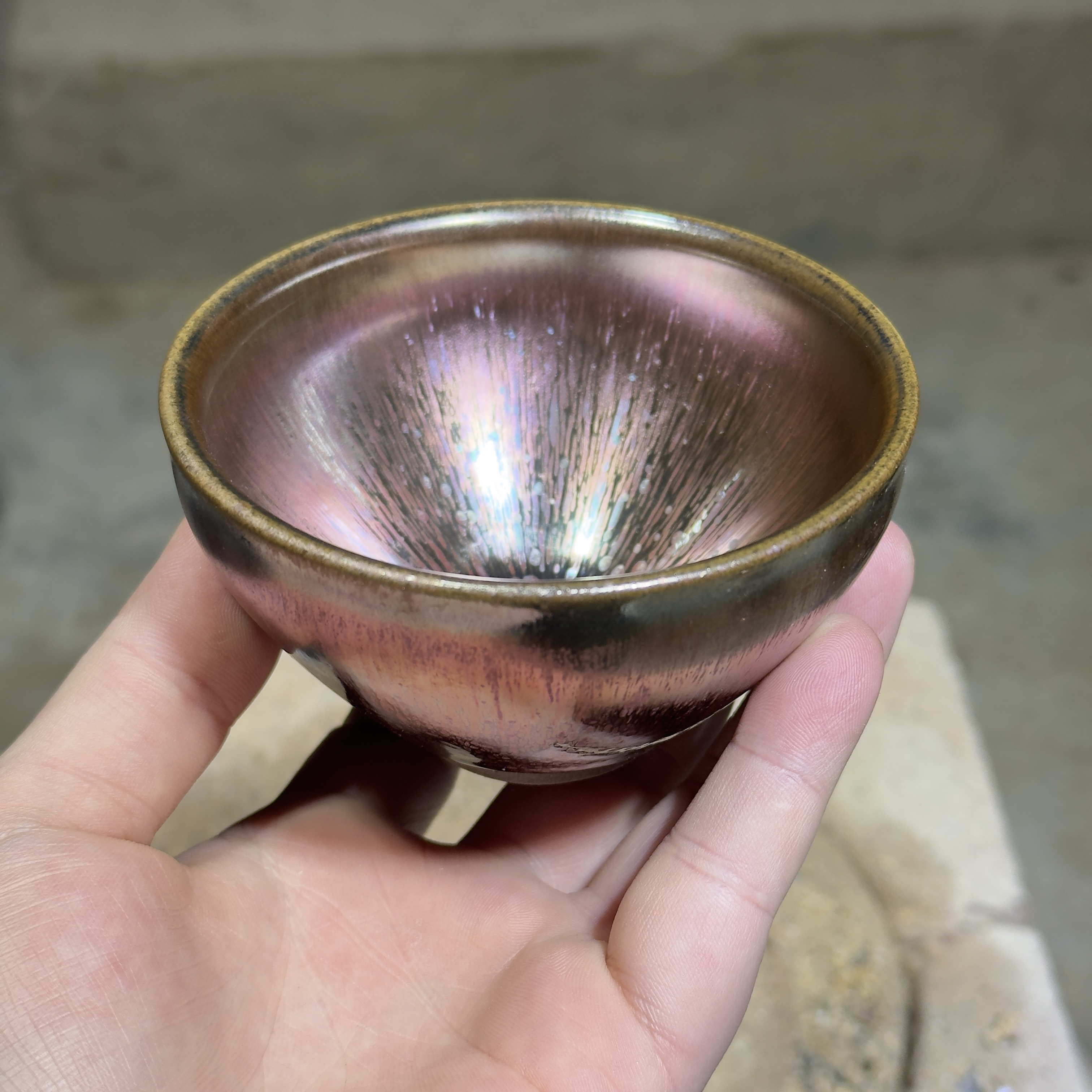 建窑--建盏 千丝万缕 茶盏主人杯 电烧