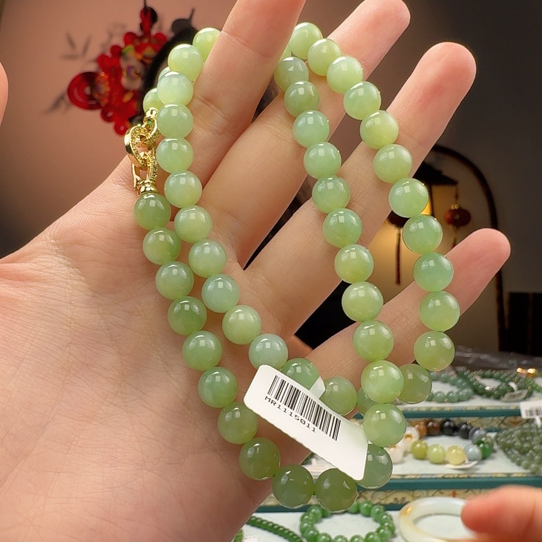 和田玉手串未镶嵌