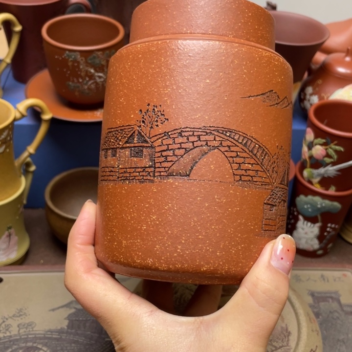 紫砂茶杯紫砂主人杯