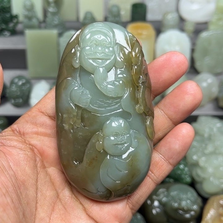 和田玉把件未镶嵌一****程