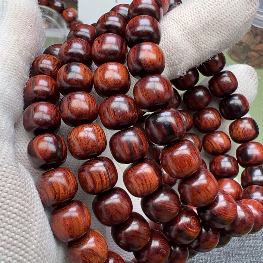 降真香其他海南红降1.0苹果珠红油底芝麻纹浮力