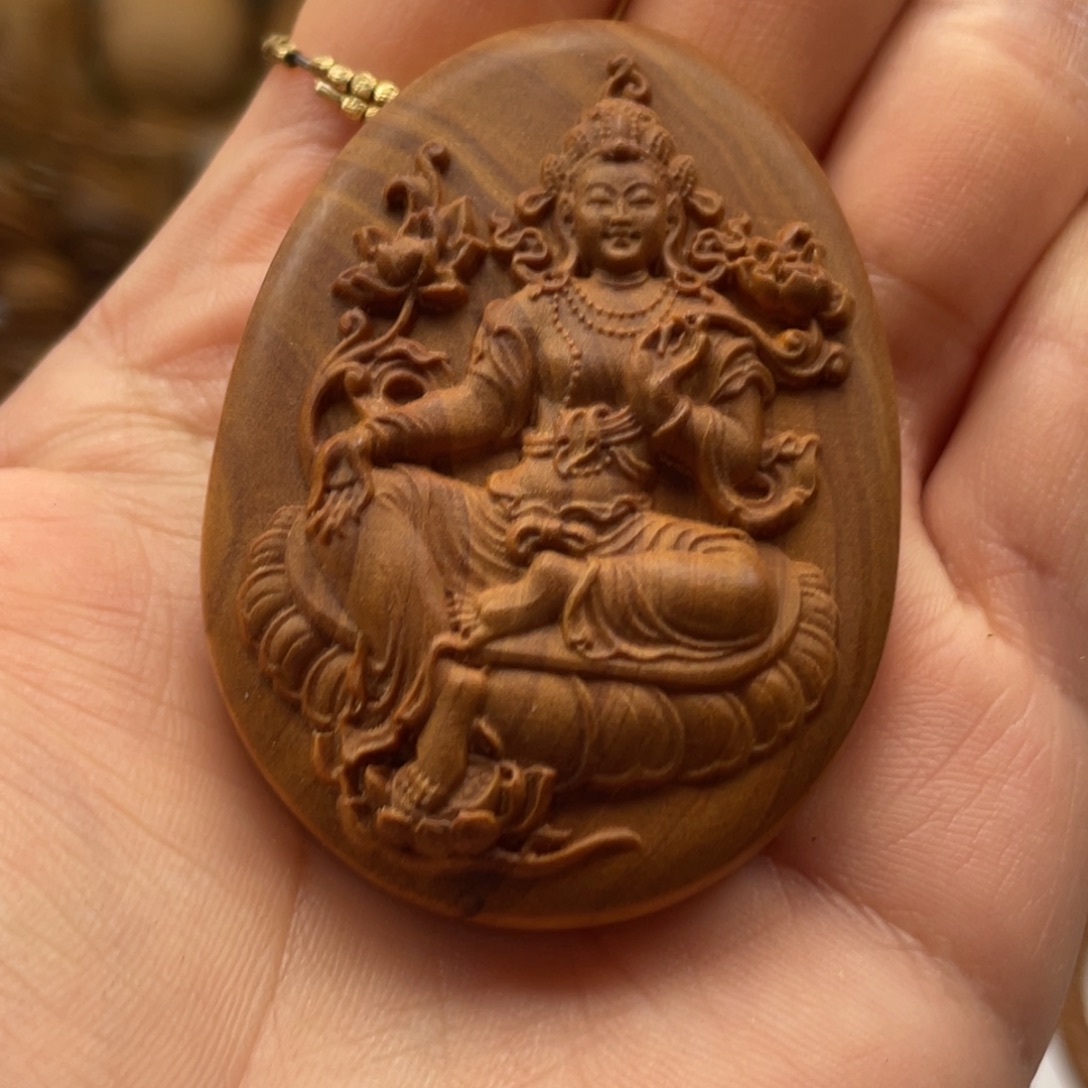 檀香木其他度母牌