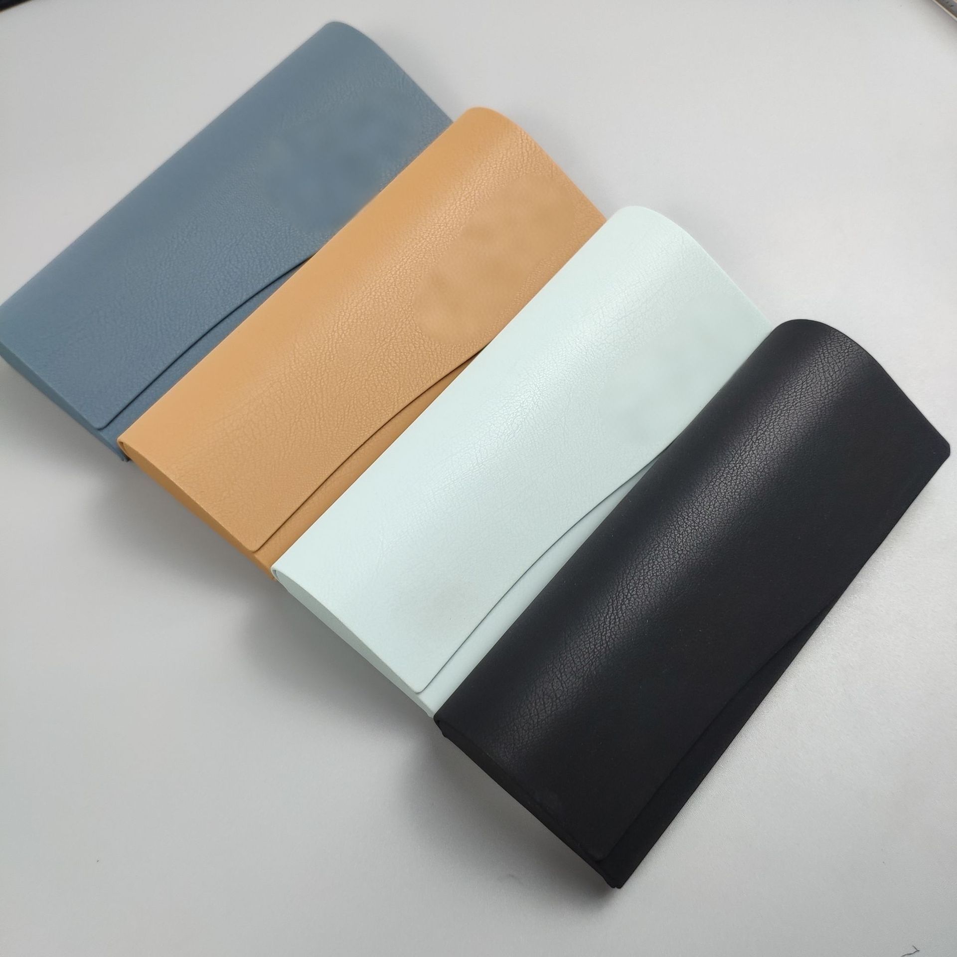 简约ins风便携抗压多功能磁吸文艺复古近视眼镜盒