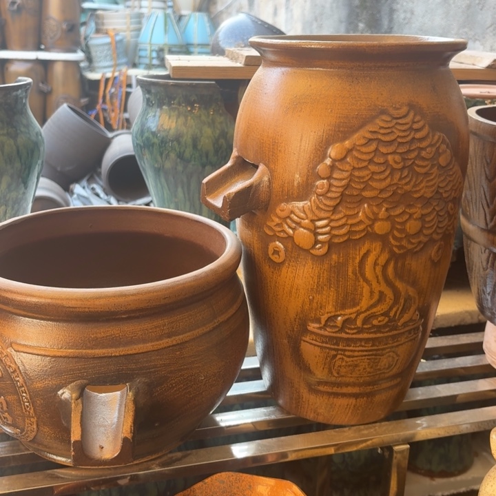 粗陶口径21/40，27/20进水口2.5厘米