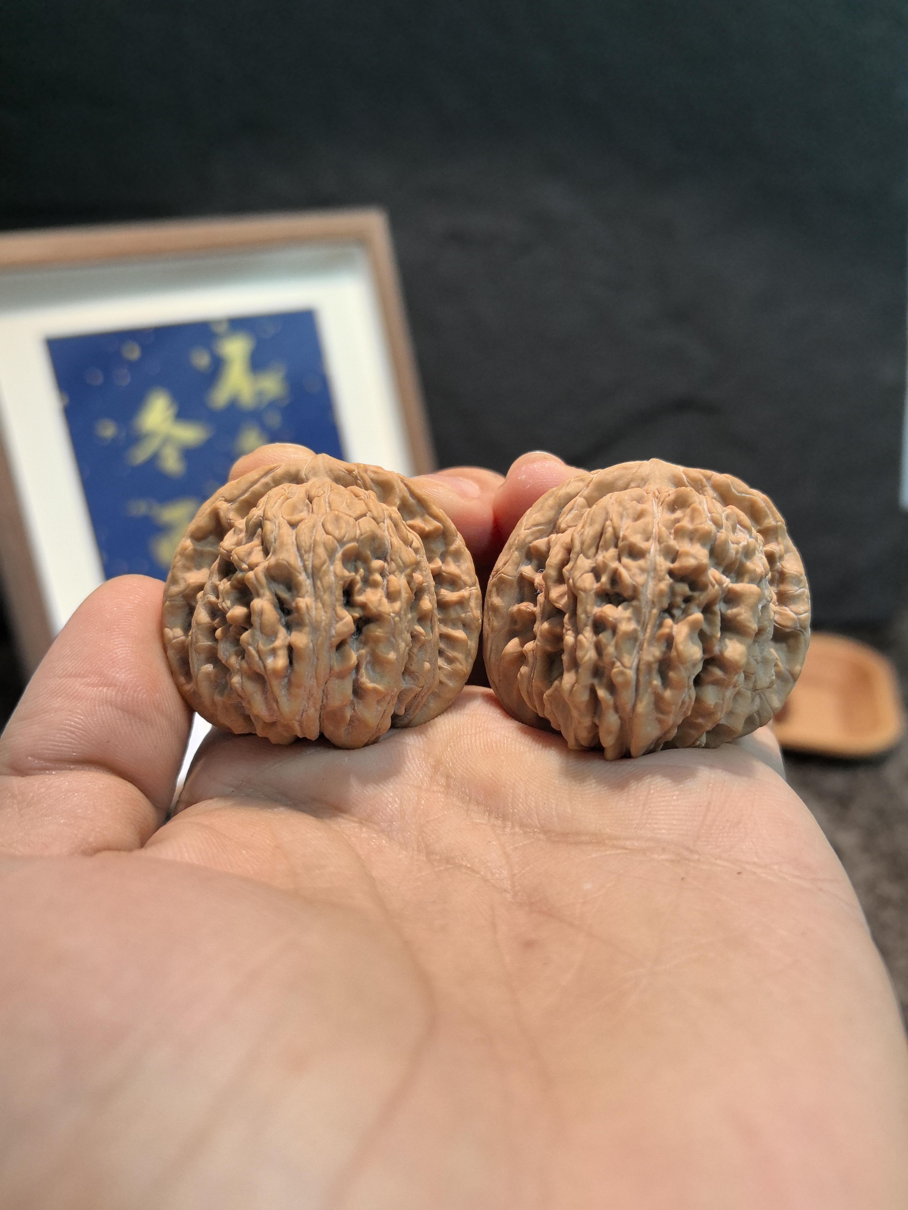 文玩核桃 平谷四座楼 7902号 42尺寸