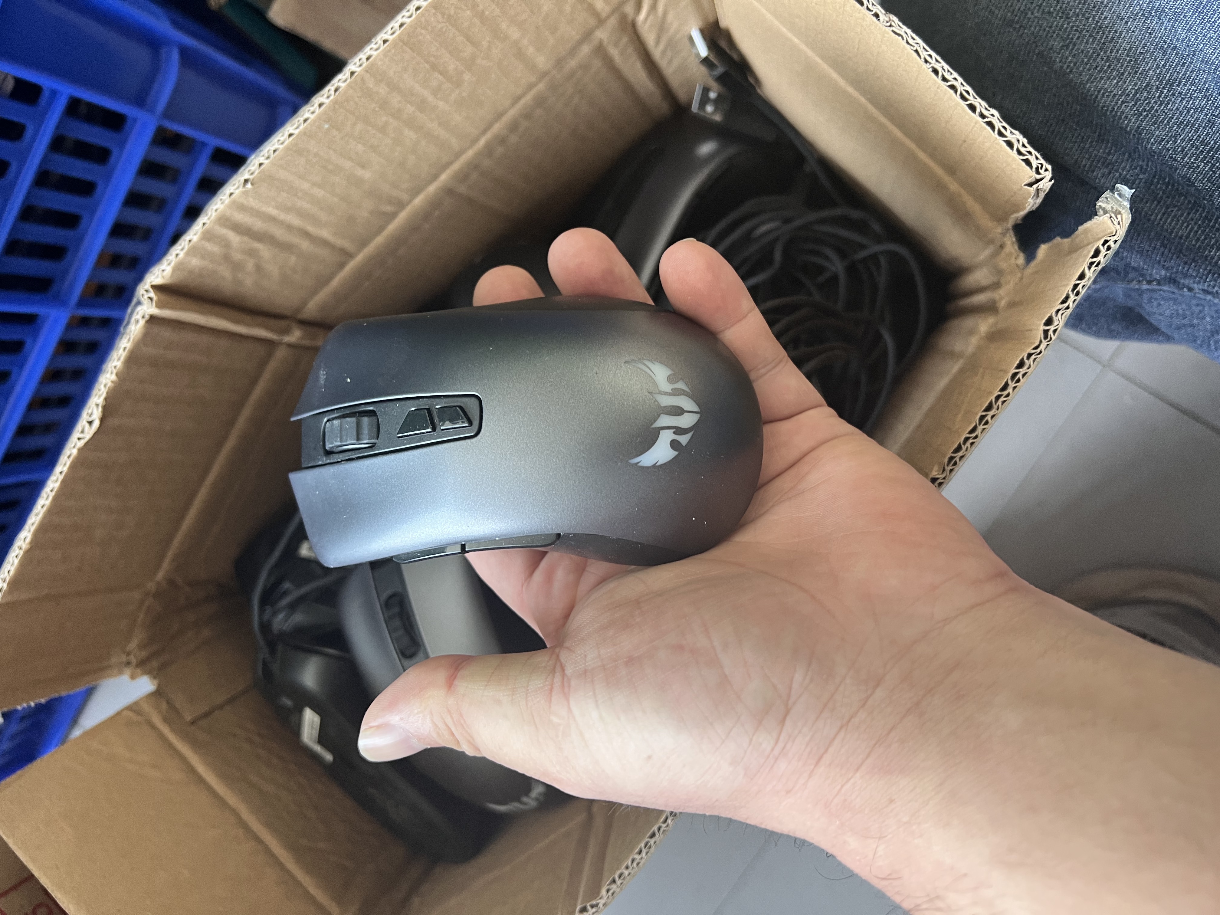 95新 ASUS/华硕 网吧二手华硕TUF M3游戏鼠标外设