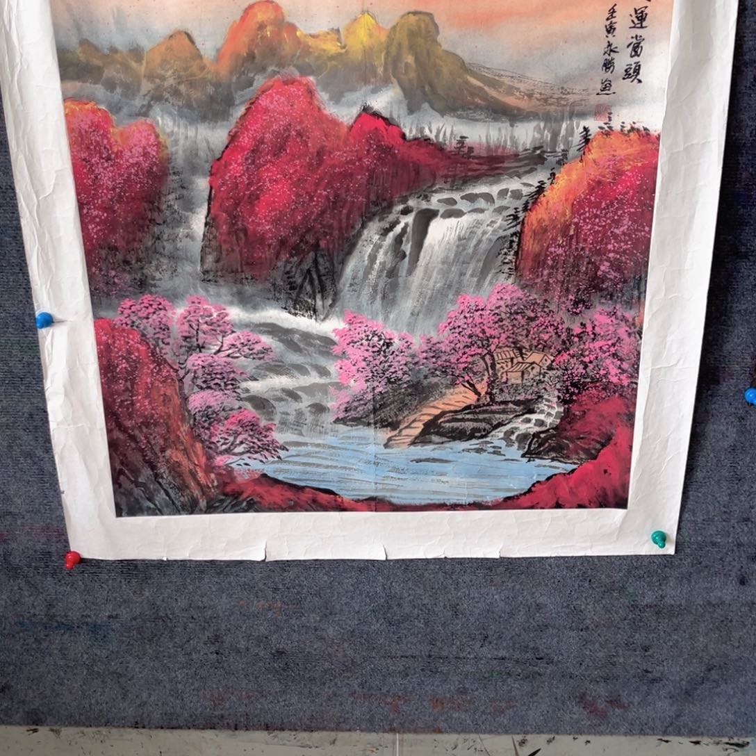 国画鸿运当头，好运连连